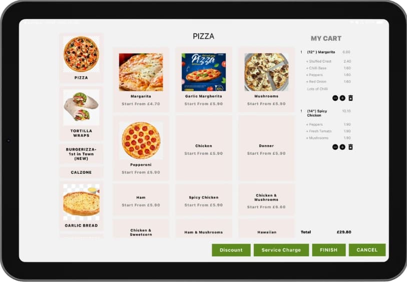 Epos Reflect on tablet